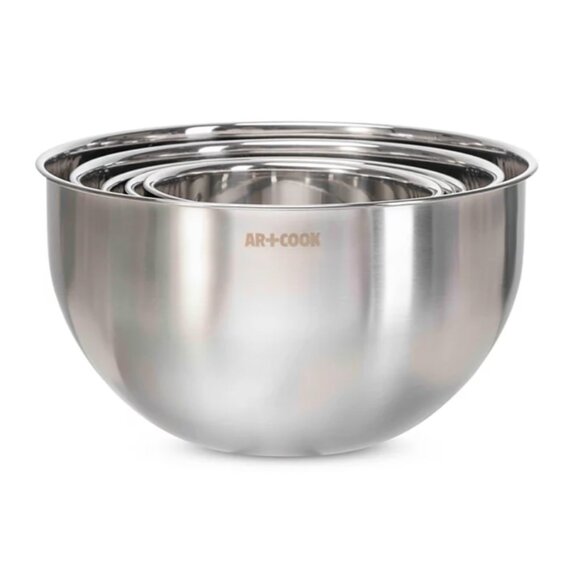 5-Piece Stainless Steel Mixing Bowl Set ( new with box) - Picture 2 of 5